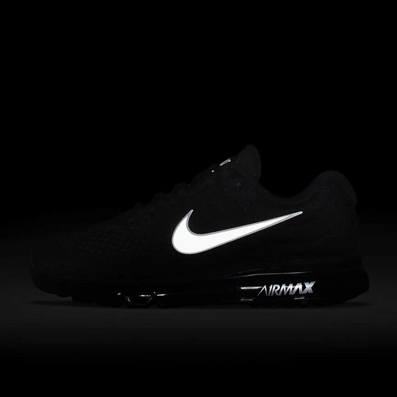 Nike Air Max 2017 Shoes Triple Black Reflective White 849559-001 Mens - Picture 2 of 8